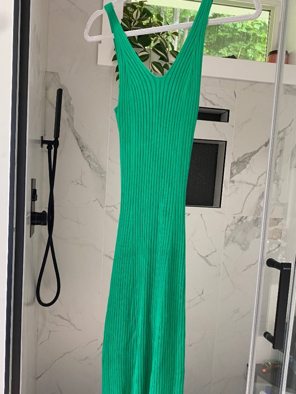 Unbranded Kelly shamrock green bodycon sweater midi dress small